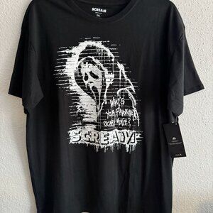Scream Ghost Face T Shirt 2XL What’s Your Favorite Scary Movie Halloween Horror